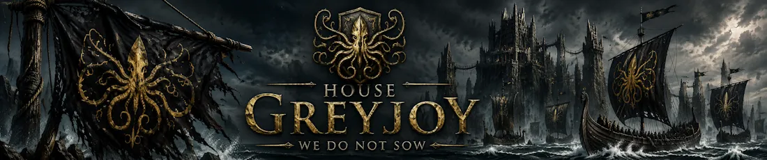 House Greyjoy banner