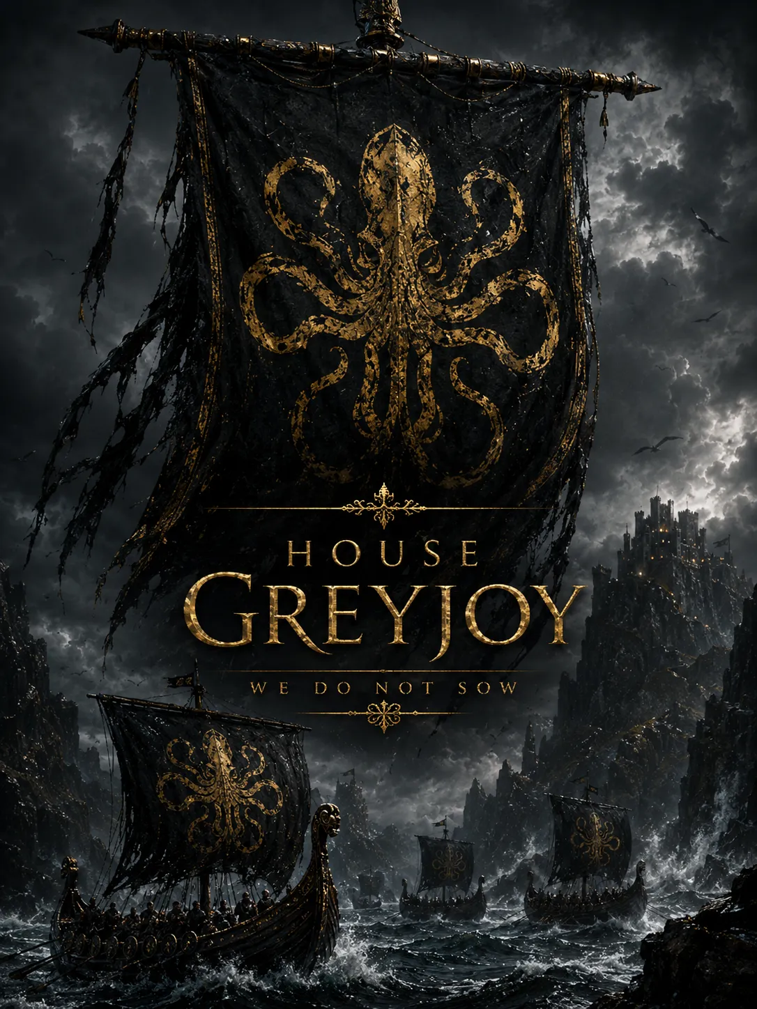 House Greyjoy banner